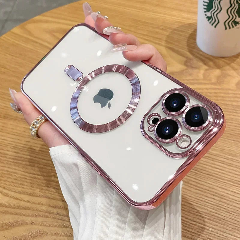Luxury MagSafe Magnetic Case for iPhone 17 16 15 14 13 12 11 Pro Max