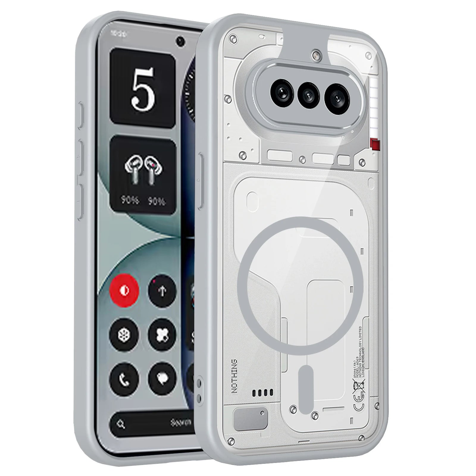 Luxury Magnetic Case for Nothing Phone 4A 3A Pro 3 2A Plus Cover