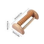 Wooden Foot Roller Massager for Plantar Fasciitis & Stress Relief