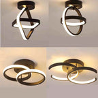 Modern 2 Rings LED Ceiling Light Creative Ceiling Lamp