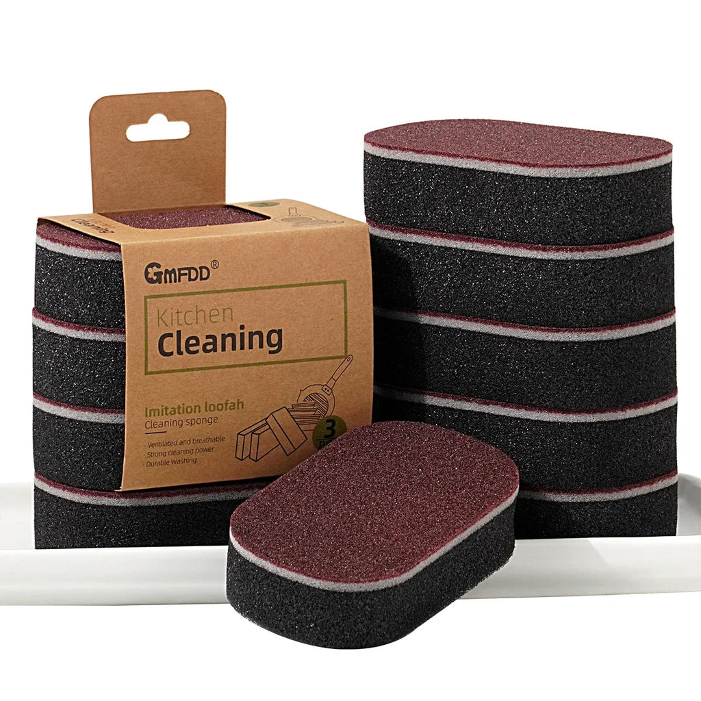 Magic Cleaning Sponge Double-Sided Kitchen Scrubber