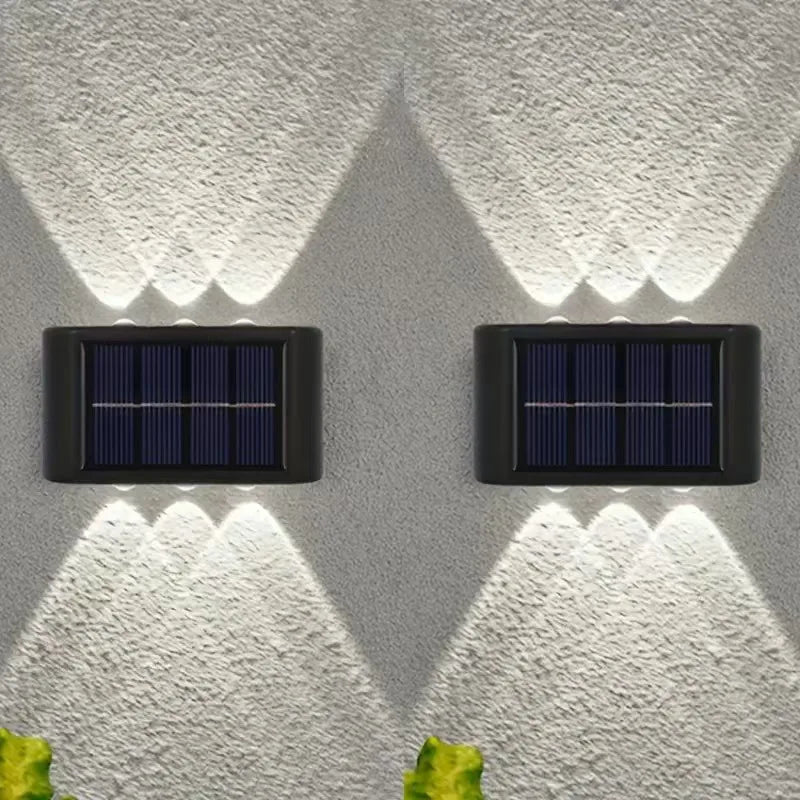 Solar LED Dusk to Dawn Wall Light for Garden & Patio Decor