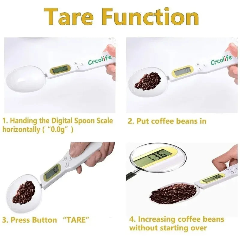 Digital Measuring Spoon Scale LCD Kitchen Scale
