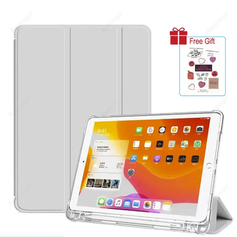 Pencil Holder Case for iPad Air 11 M3 M2 Pro 11 M5 M4 Cover