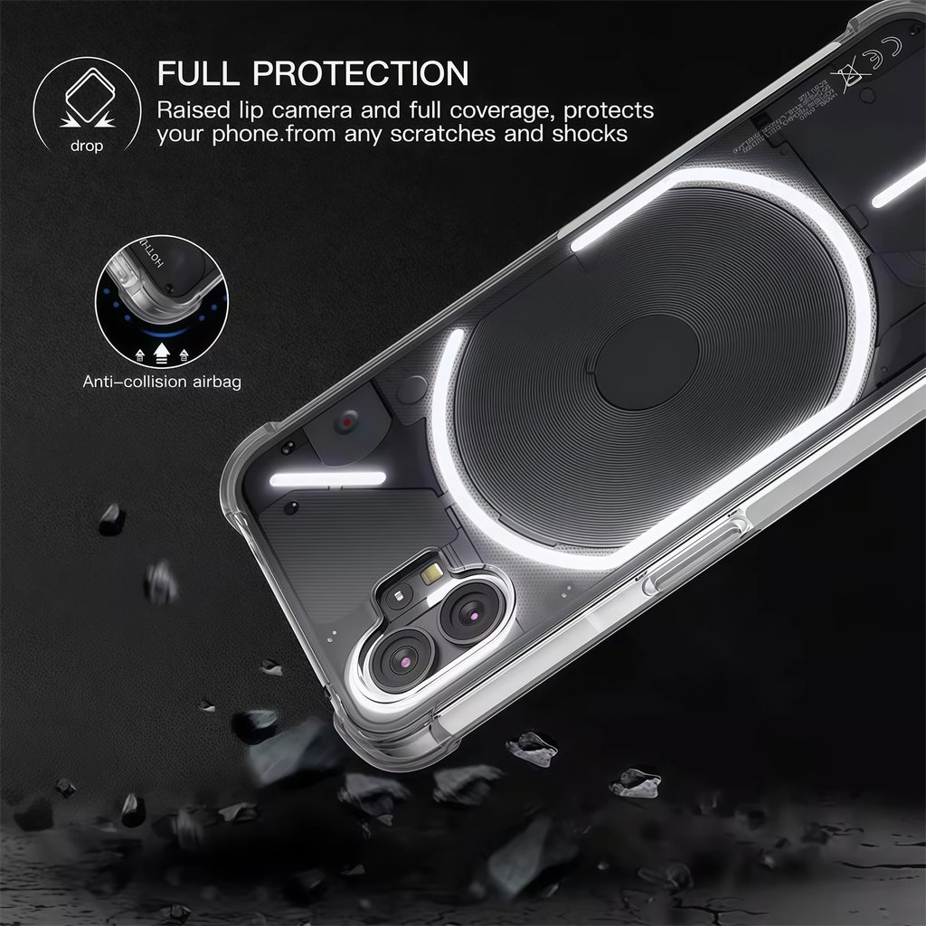 Clear Silicone Case for Nothing Phone 2a 3 3a 4a CMF 1 2 Pro Cover