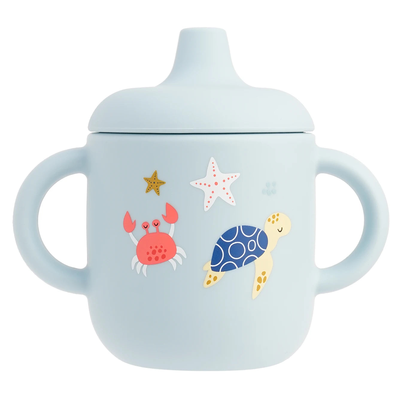 Cartoon Silicone Baby Feeding Cup Leakproof Training Cup