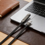 240W/65W Foldable Bracket Data Cable with Braided Cable Fast Charging Cord for iPhone 17