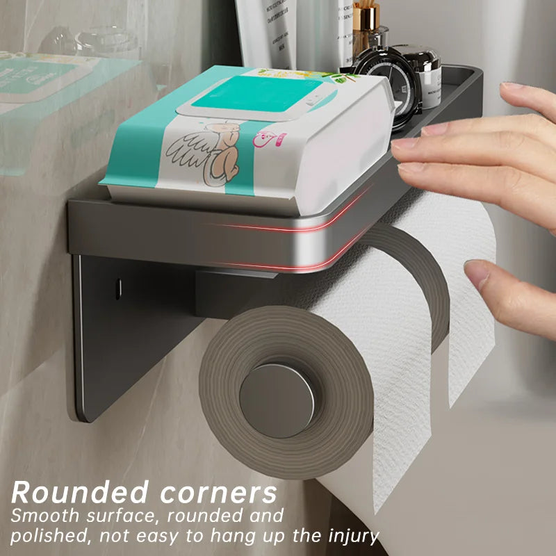 Aluminum Toilet Paper Holder