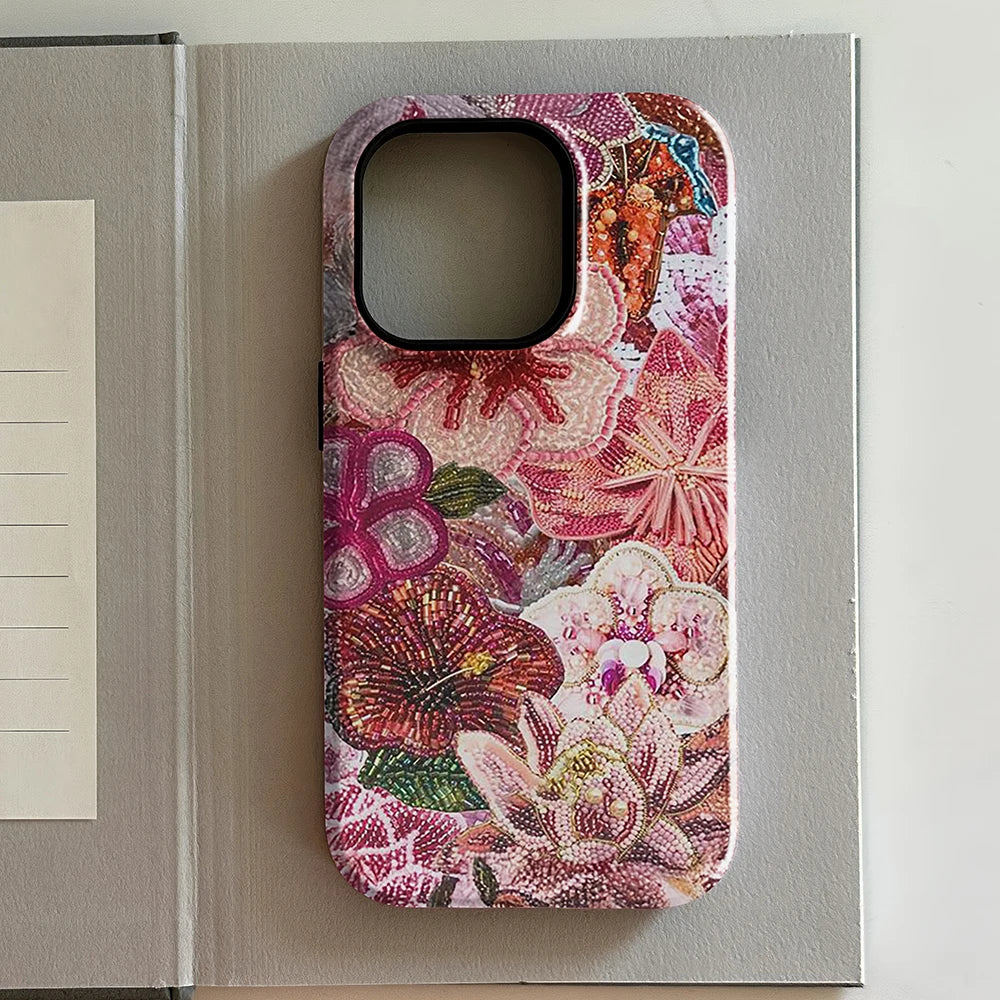 Luxury Polka Dot Case for iPhone 11 12 13 14 15 16 17 Pro Max