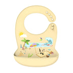 Silicone Baby Bib Waterproof Banana Feeding Bib for Babies