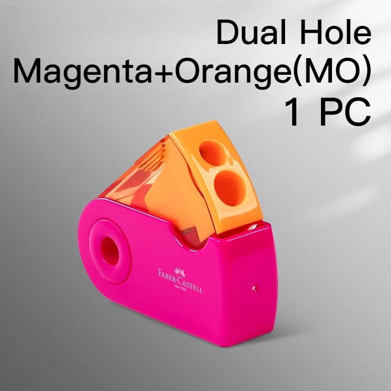 FABER-CASTELL Mini Pencil Sharpener Dual Hole Portable Sharpener