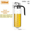 Glass Seasoning Bottle Dispenser Oil, Vinegar & Spice Storage Kitchen Tool