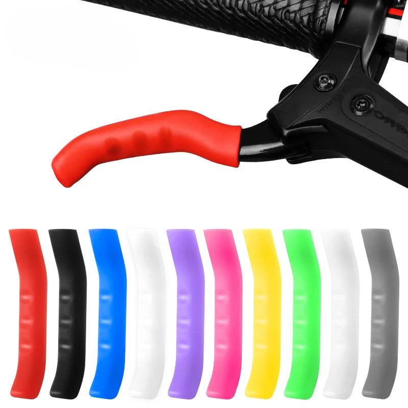 2Pcs Silicone Bike Handlebar Grips MTB Brake Handle Covers Anti Slip Main image