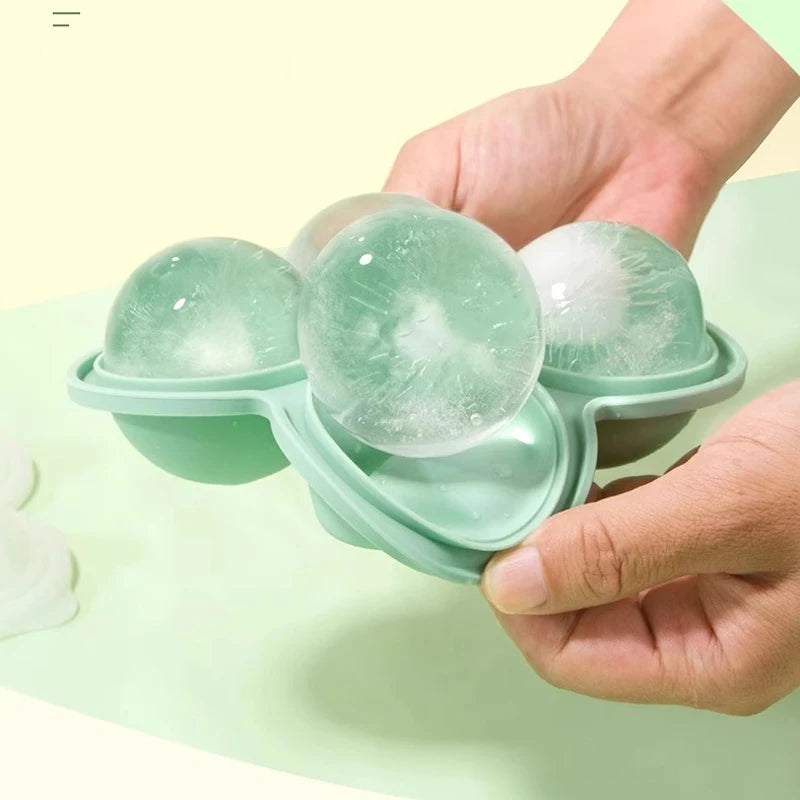 6.5cm Large Ice Ball Mold Silicone Ice Cube Maker for Whiskey & Cocktails