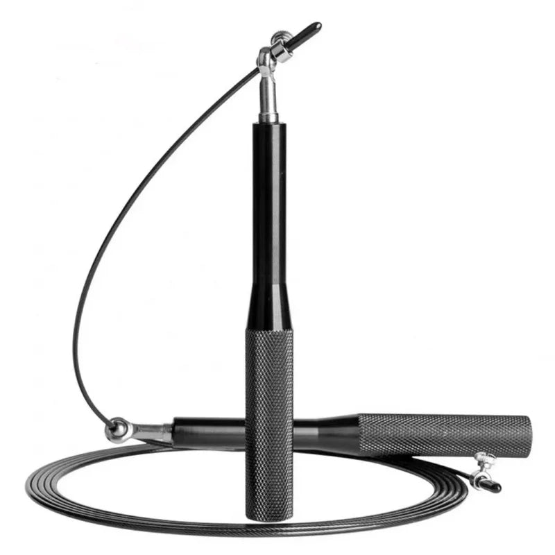 Aluminium Handle Speed Jump Rope Ball Bearing Wire Skipping Fitness