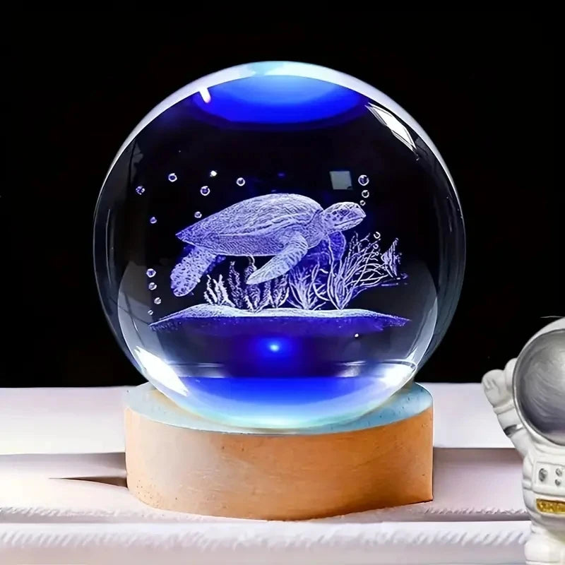 Deep Sea Turtle Crystal Ball Night Light LED Lamp Main image
