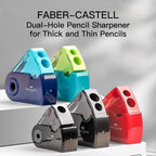 FABER-CASTELL Mini Pencil Sharpener Dual Hole Portable Sharpener