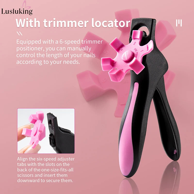 U-Shaped False Nail Scissors Acrylic Nail Tip Cutter Trimmer Tool