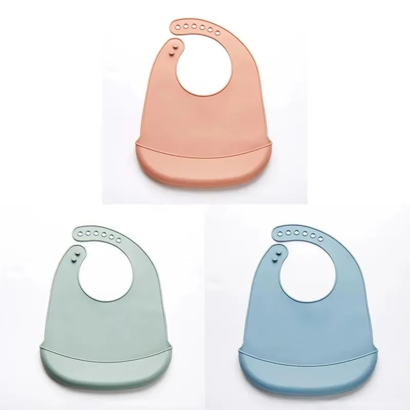 BPA Free Silicone Baby Bib Waterproof Feeding Bib