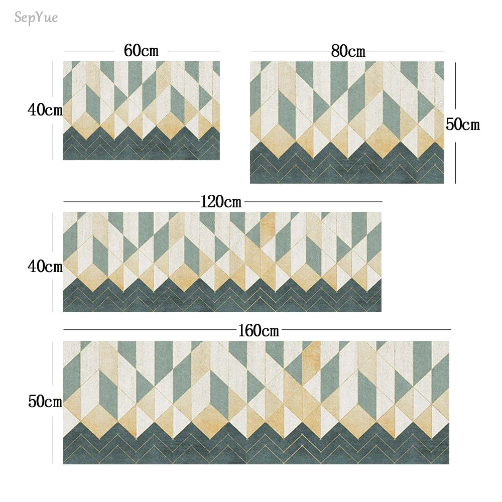 Kitchen Floor Mat UK Soft Washable Anti-Slip Area Rug