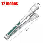 Stainless Steel Kitchen Tongs – Heat Resistant BBQ & Food Clip Tool