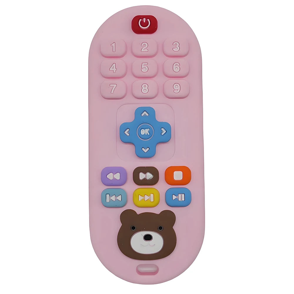 Silicone Remote Control Baby Teether Toy Set