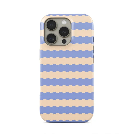 Luxury Mermaid Lines Double-Layer Case for iPhone 17 16 15 14 Pro Max
