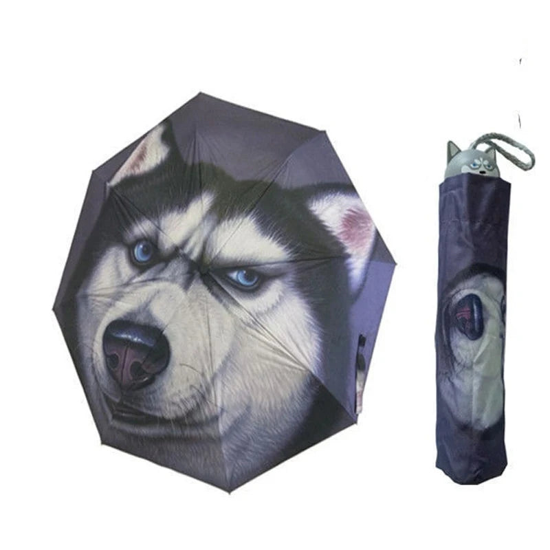 Buy Blue Sky Clouds Folding Umbrella UV Protection Parasol