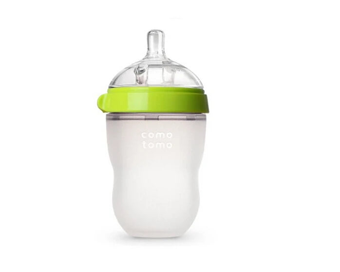 2 Pack BPA Free Baby Feeding Bottles Silicone Set