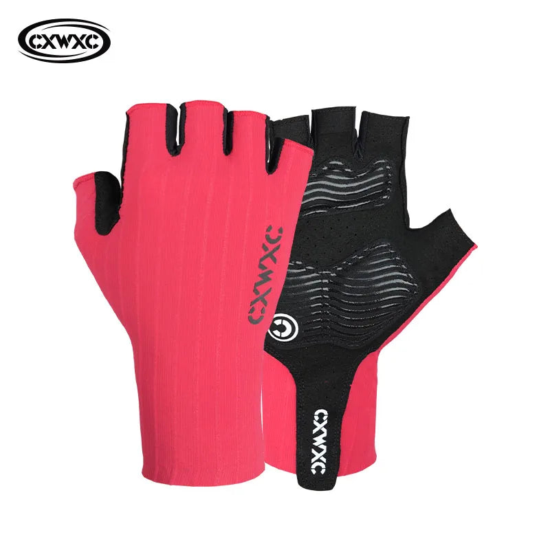 Half Finger Cycling Gloves Breathable Anti Slip MTB Wrist Support