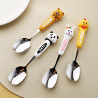 Cute Animal Stainless Steel Spoon – Panda Rabbit Bear Coffee Dessert Spoon