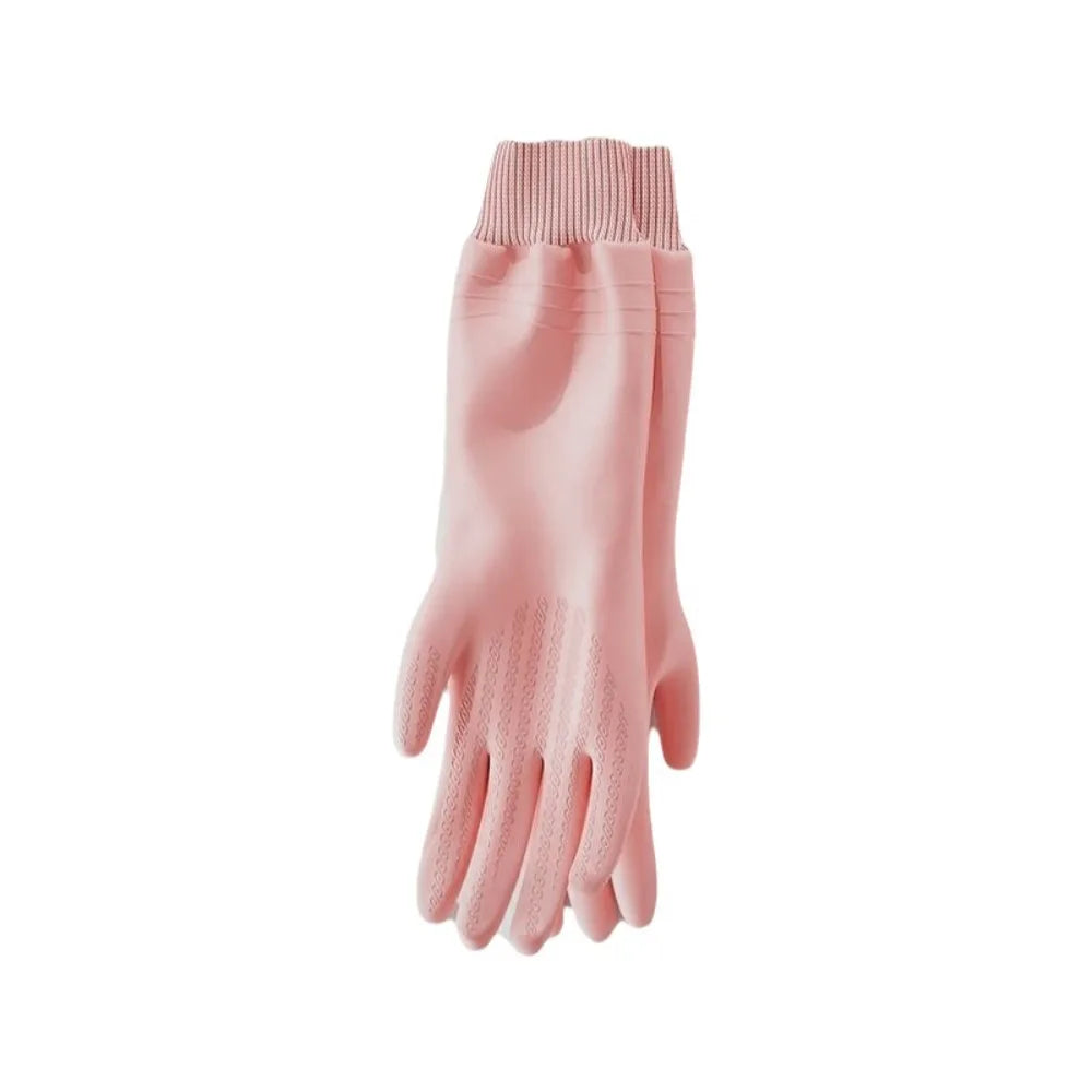 Fleece Dishwashing Gloves Waterproof Cleaning Gloves