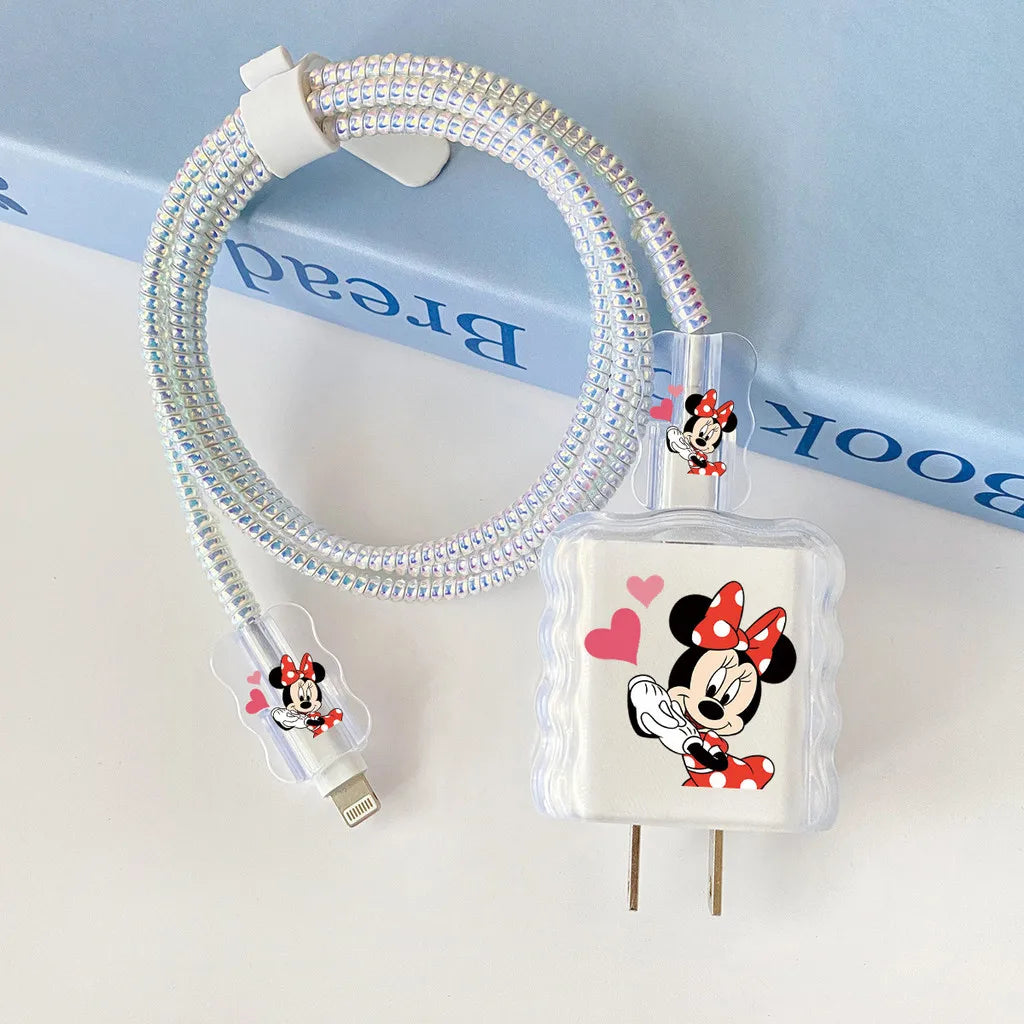 Cute Mickey Charger Protector for iPhone 18W/20W
