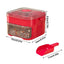 50 Cube Ice Maker UK Easy Press Ice Tray With Lid Refrigerator Ice Box