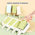 BPA Free Silicone Popsicle Mold – Reusable Easy Release Ice Pop Maker