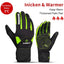 Winter Cycling Gloves Waterproof Touchscreen Fleece Thermal Bike