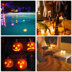Mini LED Tea Lights with Remote Decorative Submersible Lamps