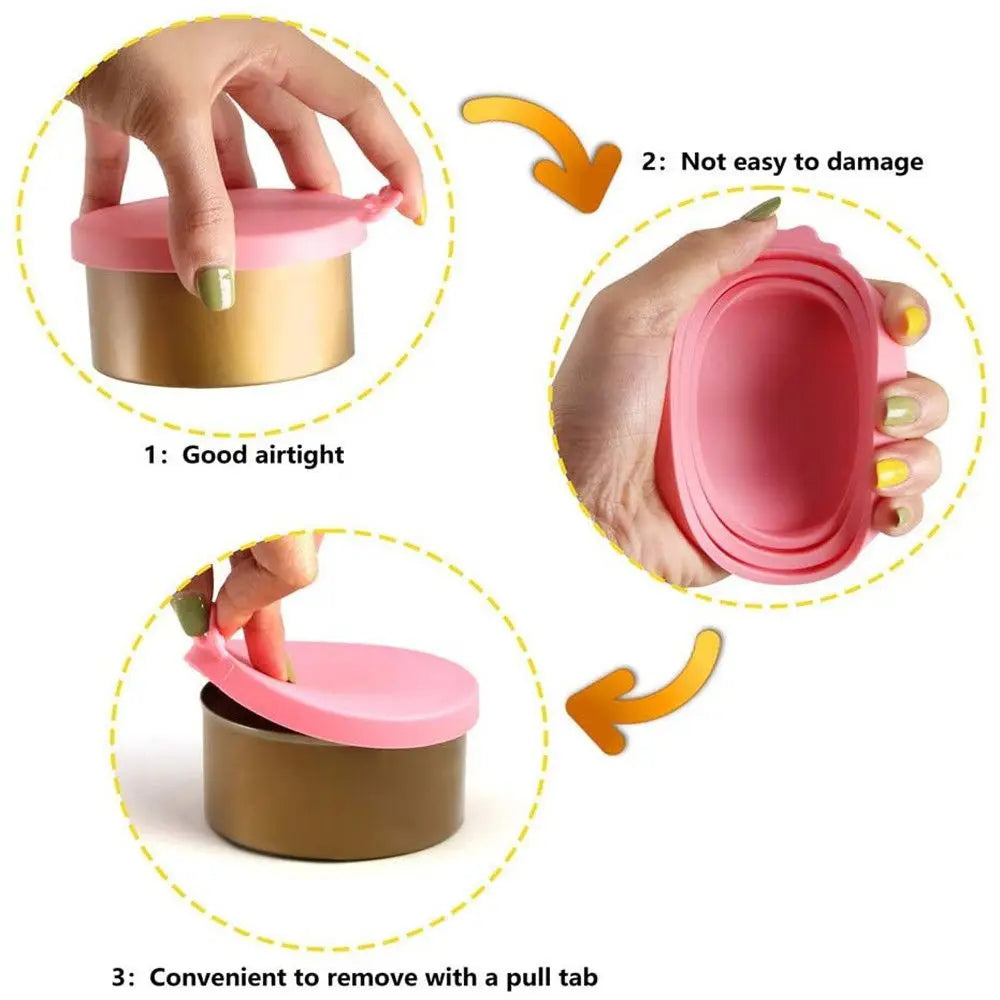 3 in 1 Silicone Can Lid Cover Reusable Fresh Food Storage Seal Lid