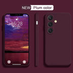 Liquid Silicone Camera Protection Case for Samsung Galaxy S24 S25 S26