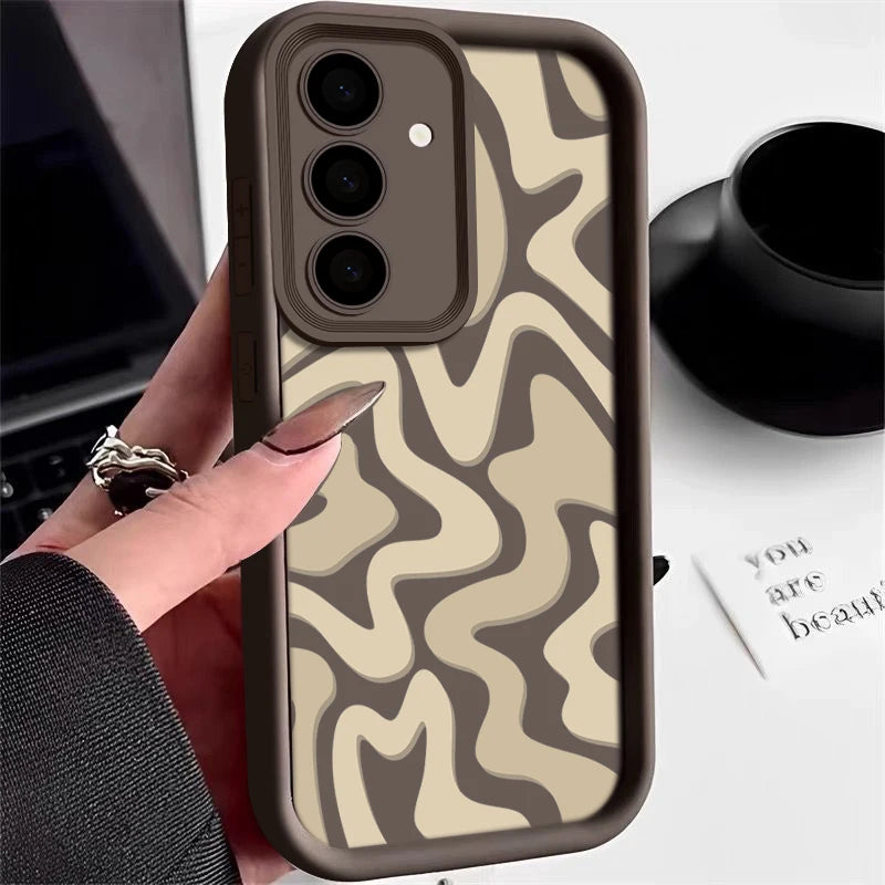 Striped Pattern Case for Samsung Galaxy S22 S23 S24 S25 S26 & A Series