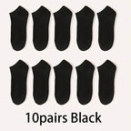 Unisex Ankle Socks Breathable Lightweight Sports Trainer Socks 5-10 Pack