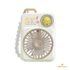 MEET SUN Mini Handheld Fan UK USB Rechargeable Cooling Fan