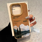 Mountain Lake Scenery Case for iPhone 11 12 13 14 15 16 17 Pro Max
