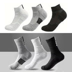 Anti-Slip Football Socks Men Breathable Cotton Soccer Socks 3 Pairs
