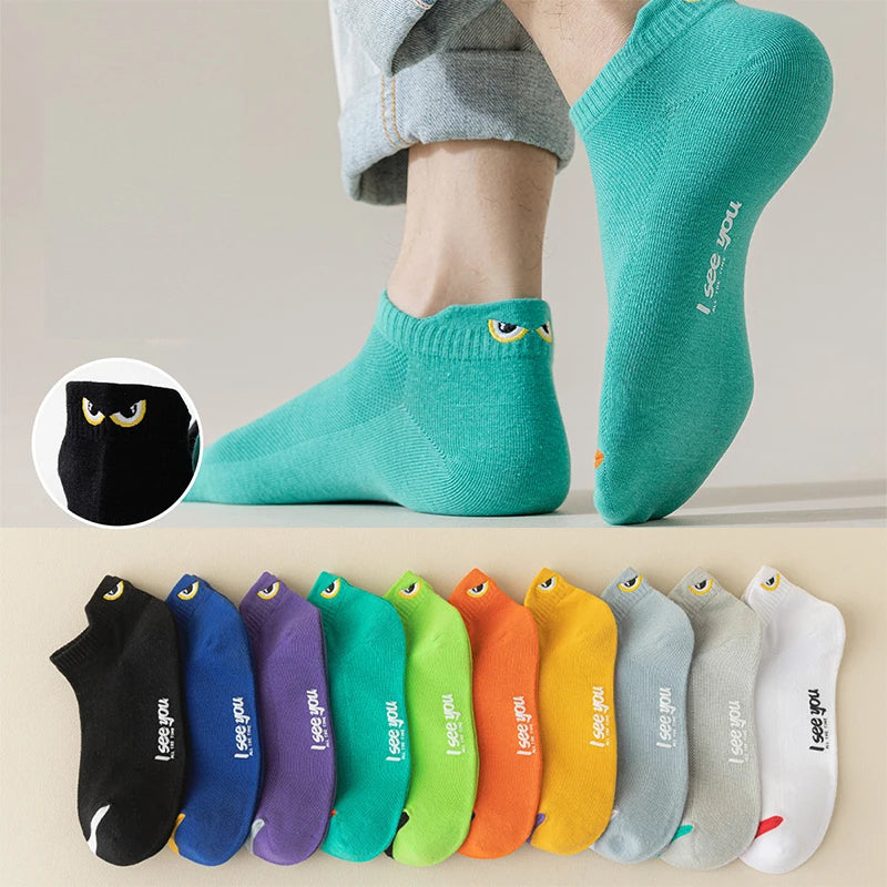 Ankle Socks Men Women Breathable Low Cut Casual Summer 5 - 10 Pairs