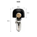 Retro Steel & Copper Bicycle Bell Loud Classic Bike Handlebar Bell