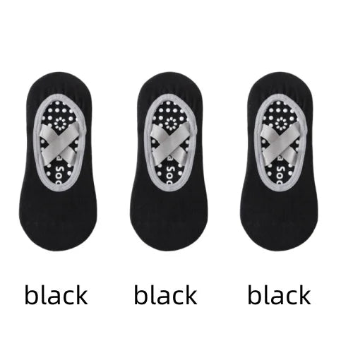 Women Yoga Socks Silicone Anti Slip Grip Pilates Ballet Breathable