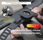 Silicone Bike Computer Mount GUB 630 GPS Speedometer Holder MTB