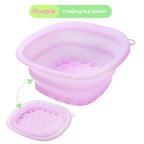 Collapsible Silicone Face Ice Bath Cold Therapy Cryo Skin Tool