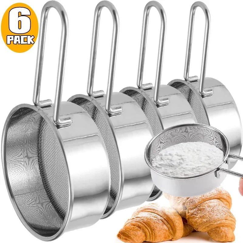 Stainless Steel Flour Sifter Fine Mesh Sieve Main image